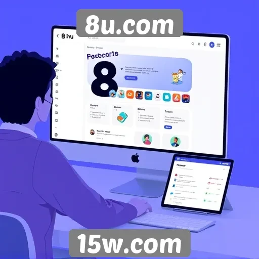 Impacto do design da interface no usuário em 8u.com
